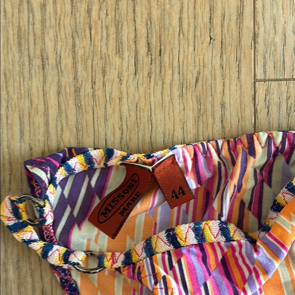 Missoni Multicolor Zigzag Bikini Set w/pouch - Picture 4 of 10